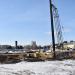 Строящийся жилой комплекс «Локомотив» в городе Барнаул