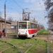 Трамвайная развилка «Ул. Лермонтова» в городе Енакиево