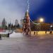 Площадь Ленина в городе Энгельс