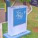 Placa de inauguração do recapeamento asfáltico, de 1982 na Macaé city