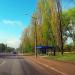Автобусная остановка в городе Коростень
