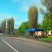 Автобусная остановка в городе Коростень