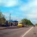 Автобусная остановка в городе Коростень