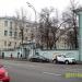 Старинный забор с воротами в городе Москва