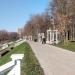 Пешеходная прогулочная зона в городе Воскресенск