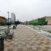 Прогулочная зона вдоль Ленинградского рынка в городе Москва