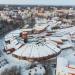 Riihimäen veturihalli in Riihimäki city