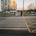 Пешеходный переход в городе Москва