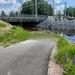 Vantaanjoen ratasilta in Riihimäki city