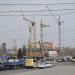 Строящийся жилой комплекс «Локомотив» в городе Барнаул