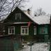 Дом с красным флагом в городе Вырица