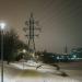 Опора ЛЭП в городе Москва