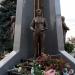 Volunteer statue in Zhytomyr city