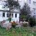 Flower bed with toys in Zhytomyr city