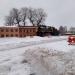 Паровоз-памятник Эу 703-49 в городе Мичуринск