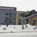 Ретро-автомобиль-памятник ГАЗ-67Б на постаменте в городе Каменск-Шахтинский