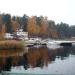 Boat station in Riga city