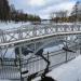 Пешеходный мост в городе Гатчина