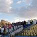 South stand of Polissya stadium in Zhytomyr city