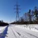 Опора ЛЭП в городе Москва