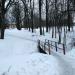 Пешеходный мост в городе Гатчина