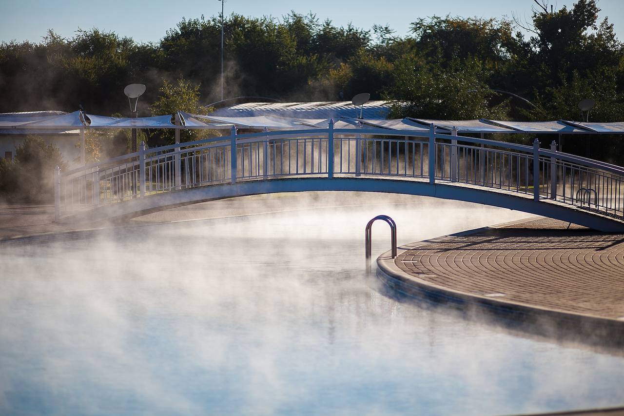 Pedestrian Bridge Over The Canal Kamensk Shakhtinsky