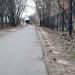Трасса железной дороги в городе Мытищи