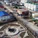 Центральная площадь в городе Покровск