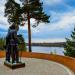 Памятник Горькому и Шаляпину в городе Бор