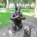 Скульптура «Клоун с дудкой» в городе Москва