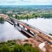 Автомобильный мост через Волхов в городе Кириши