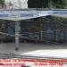Public transport stop in Alushta city