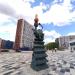 Скульптура «Муми-тролль с фонарём» в городе Москва