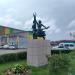 Скульптура «Рабочий и колхозница» в городе Уссурийск