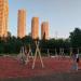 Детская игровая площадка с качелями в городе Москва