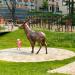 Скульптура оленя в городе Москва