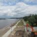 Зона отдыха на набережной в городе Великий Новгород