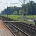 Пешеходный переход через железнодорожные пути в городе Долгопрудный