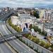 Pedestrian overpass in Tirana city