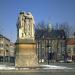 Statue of Hubert and Jan van Eyck in Maaseik city