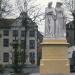 Statue of Hubert and Jan van Eyck in Maaseik city
