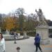 Fountain in Warsaw city