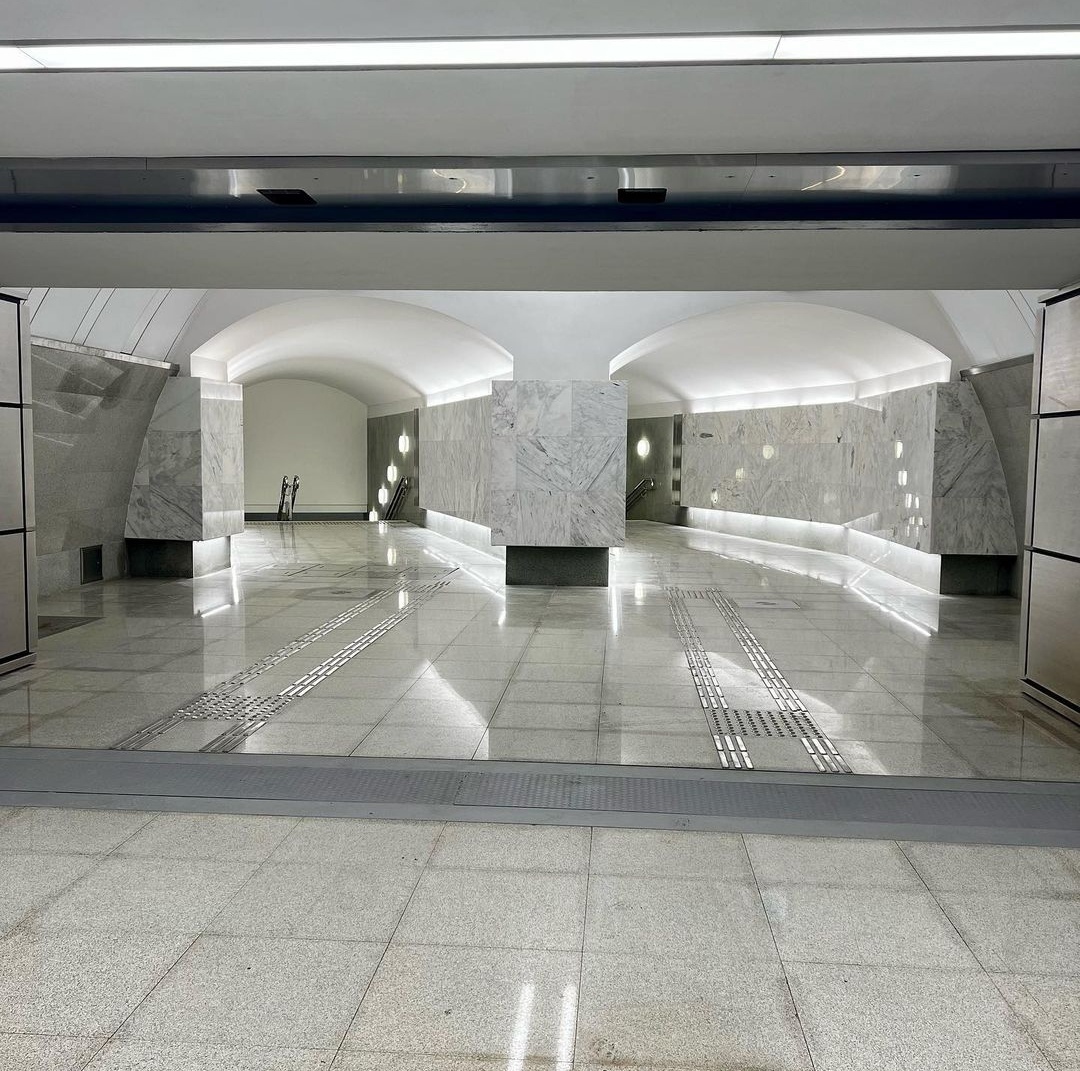 Maryina Roshcha Metro Station (Bolshaya Koltsevaya Line) - Moscow
