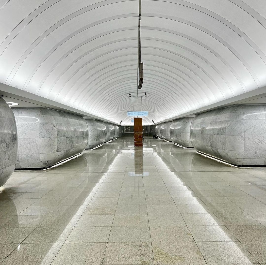 Maryina Roshcha Metro Station (Bolshaya Koltsevaya Line) - Moscow