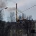 Дымовая труба с температурной шкалой Цельсия в городе Мурманск