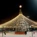 Место для установки новогодней ёлки в городе Апатиты