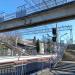 Пешеходный мост над жд в городе Сочи