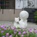 Скульптура «Мишка с мячом» в городе Барнаул