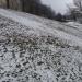 Газон на склоне холма в городе Донецк