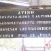 Puente peatonal en la ciudad de Pergamino